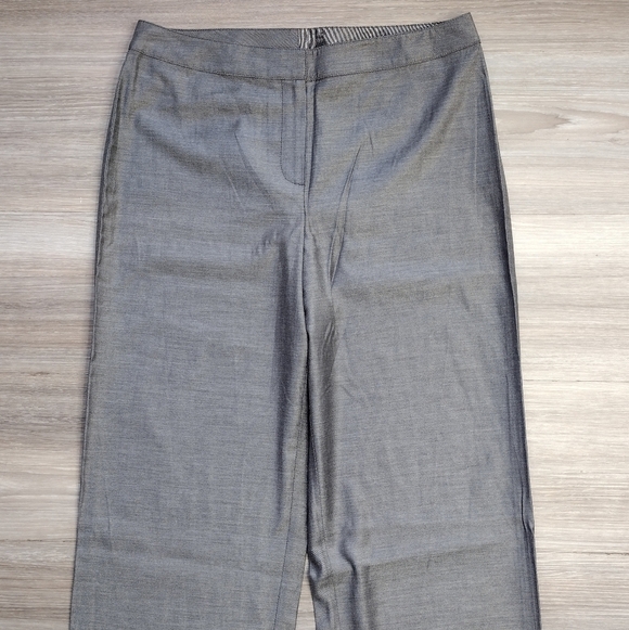 ST.JOHN Wool Blend High Rise Gray Trouser Pants - Picture 3 of 8